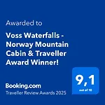 Waterfalls - Norway Mountain & Traveller Award Winner! Feriehus Voss